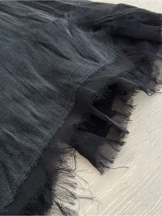 Moschino Jeans Silk Shift Dress with Sequin Embroidery - Size M - Picture 6 of 7